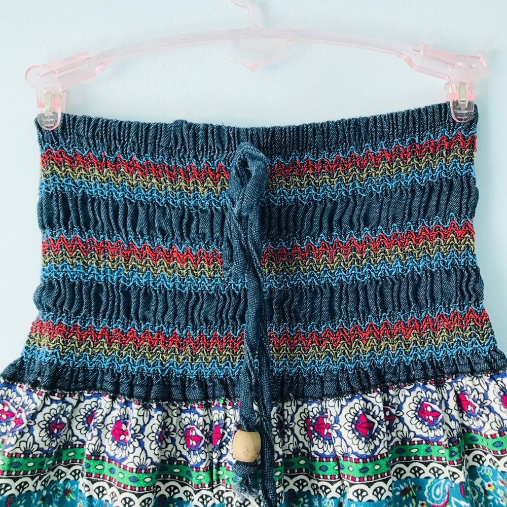 Two-way Traditional Pattern Long Dress - Picture 10 of 12